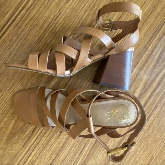Vince Camuto - Sutellie Block Heel Leather Sandals - size 11M  MSRP: $139.00 - Picture 5 of 12